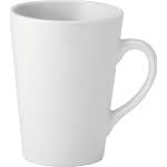 Latte / Cappucino / Tea / Coffee Mug Cup 8.5oz(25cl) (Box of 6) - great value pure white crockery for your home