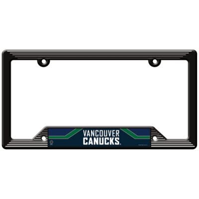 VANCOUVER CANUCKS OFFICIAL LOGO PLASTIC LICENSE PLATE FRAME
