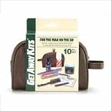 Deluxe Black Leatherette Travel Bag for Men, # 80 - 1 ea