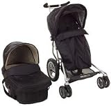 Micralite Toro Pushchair Complete with Carrycot - Black/Black
