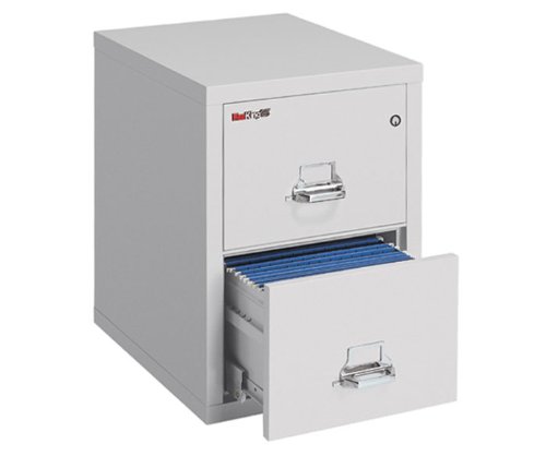 Fireproof Two Drawer Legal 25D Black