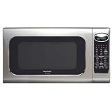 Sharp R-520KS 2-Cubic-Foot 1200-Watt Microwave Oven, Stainless Steel