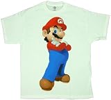 NINTENDO HEROIC MARIO Licensed White Tee