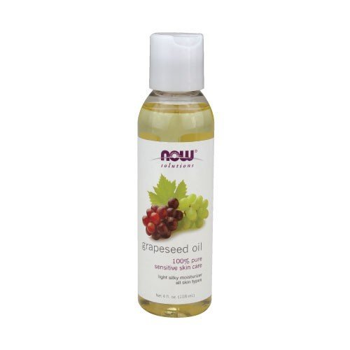 Grapeseed Oil Edible, 4 oz, NOW Foods