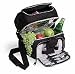 Outdoor Living : Picnic Time Pranzo Individual Picnic Pack w/ Service For 1 (Black/Silver)