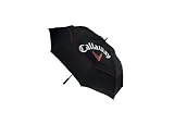 Callaway 2011 Double Canopy Auto Umbrella (Black/White/Red, 64-Inch)