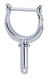 Perko 1227 North River Rowlock Horns Zinc Finish Plain