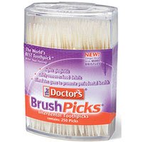 Brushpicks Toothpicks By Prestige Brands - 250 Ea