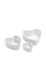 Premier Housewares Set 3 Cuenco Para Aperitivos Blanco