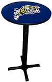 US Naval Academy Midshipmen Pub Table with Black Commercial Base