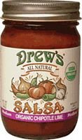 Drews All Natural Organic Chipotle Lime Salsa ( 12x12 OZ)