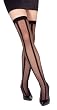 Wide Striped Thigh Highs - Adult Std.
