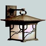 Kichler Distressed Copper Morris Lanterns/Wall Mounted Entrance
