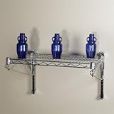 1 Shelf Chrome Wire Wall Mounted Kit-18