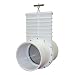 Valterra 6801 PVC Gate Valve, White, 8" Slip