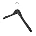 Black Laquered Wood Coat/Shirt/Dress Hanger