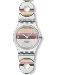 Swatch Metallic Dune Multicolor Stainless Steel w/ Resin Ladies Watch LK258G