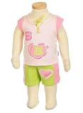 Bebini Cap Sleeve Tee & Shorts Set with Sequins