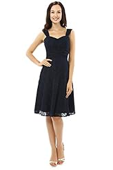 Spaghetti Strap Lace-Up Open-Back Pleated Chiffon Knee Length Floral Print Bridesmaid Dress 