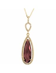 14K Yellow Gold Double-Sided Checkerboard Cut Smoky Quartz and Diamond Pendant -- LIFETIME WARRANTY
