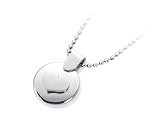 Inori Stainless Steel Circle Enclosed Heart Pendant
