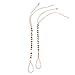 Barefoot Sandal Delicate Foot Chain Jewelry Glod Plated Anklet Simple Disks Sequin Diameter 0.27in. 2 Pieces