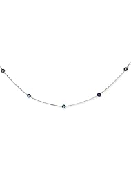 14K White Gold Peacock Freshwater Cultured Pearl Necklace