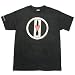 LOVE AND ROCKETS - Logo Discharge - Black T-shirt