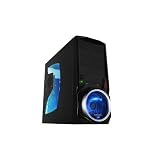 Raidmax Windmaxx PC-Geh&auml;use (LED L&uuml;fter, Midi Tower, Micro-ATX, 2x USB 2.0) schwarz/silber