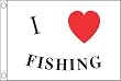 Taylor Made Products I Love Fishing Boat Flag (12" x 18")
