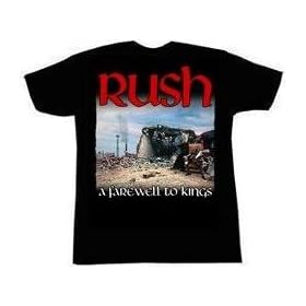 RUSH - A Farewell To Kings - Black T-shirt