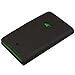 kwmobile Case Compatible with Nokia Lumia 625 - Wallet Case PU Leather Phone Cover with Card Holder Slots - Black