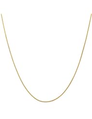14 Karat Yellow Gold Cuban Curb Chain (18 inch)