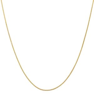 14 Karat Yellow Gold Cuban Curb Chain (18 inch)