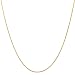 14 Karat Yellow Gold Cuban Curb Chain (18 inch)
