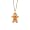 Gingerbread Man Necklace