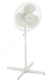 Produkt-Bild: DURACRAFT Standventilator, hellgrau, 40 cm Fl&uuml;geldurchmesser