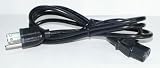 Power Cord, US, Black, 3 PRONG, 2M