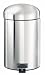 Brabantia Retro Pedal Bin, 3 litre, Brilliant Steel