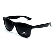 Wayfarer Style Sunglasses Dark Lens Black Frame
