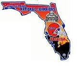 Florida Gators 2006 National Champs State Sign **