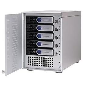Fusion D500P E-series Sata 5BAY Enclosure with cables Trays No Drives