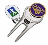 Northern Iowa Panthers Divot Tool Hat Clip with Golf Ball Marker (Set of 2)