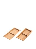 Bambum Set Kit Para Aperitivo 2 Uds. Almeria  B2510  Beige