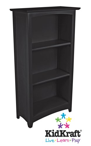 Kitchen: Avalon Bookshelf 3 Shelf Color. Black