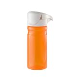Tritan BPA Free Water Bottle - 18 oz Atomic Orange with Flip Lid
