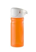 Tritan BPA Free Water Bottle - 18 oz Atomic Orange with Flip Lid