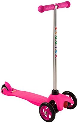 Cheetah 3 in 1 Wide Deck 3 Wheel Kids Kick Scooter (Pink)