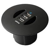 AtivaTM In-Desk 4-Port USB 2.0 Hub