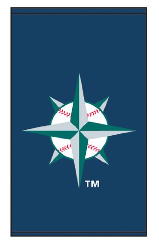 Roller Shades MLB Seattle Mariners Cap Logo 2 - Blue Background 0574_0004
